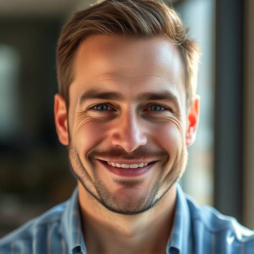 Portrait of a professional man with a friendly expression.