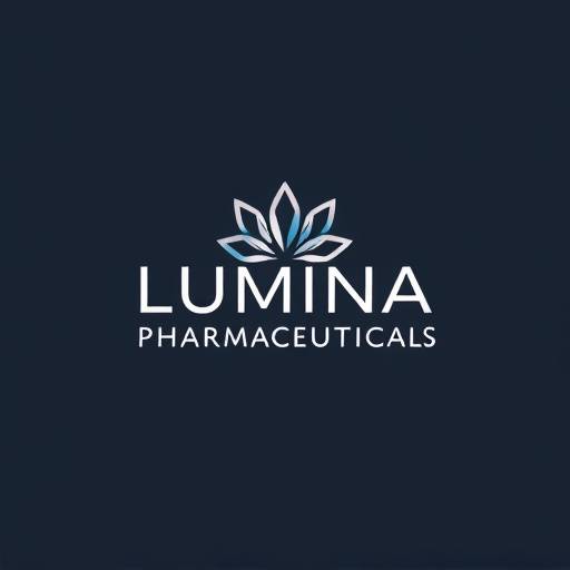 Stylized logo for 'Lumina Pharmaceuticals'