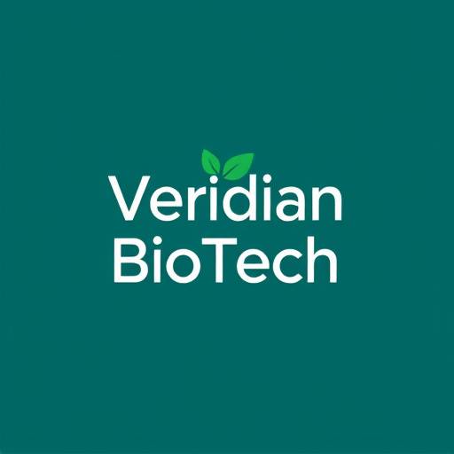 Stylized logo for 'Veridian BioTech'
